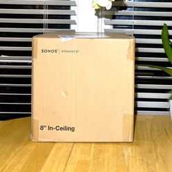 Sonos In Ceiling Speakers.  Brand New.  Size 8”.   Sonos 8” in-ceiling Speakers.  Brand New.
