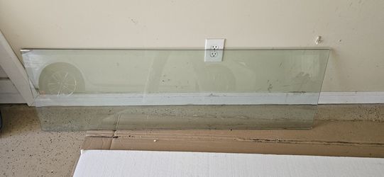 1/4" THICK BEVELED GLASS TOP 16" x 52"