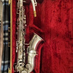 Vintage Silver Alto Saxophone w/ Conn Mouthpiece – Plays Well – $400 OBO