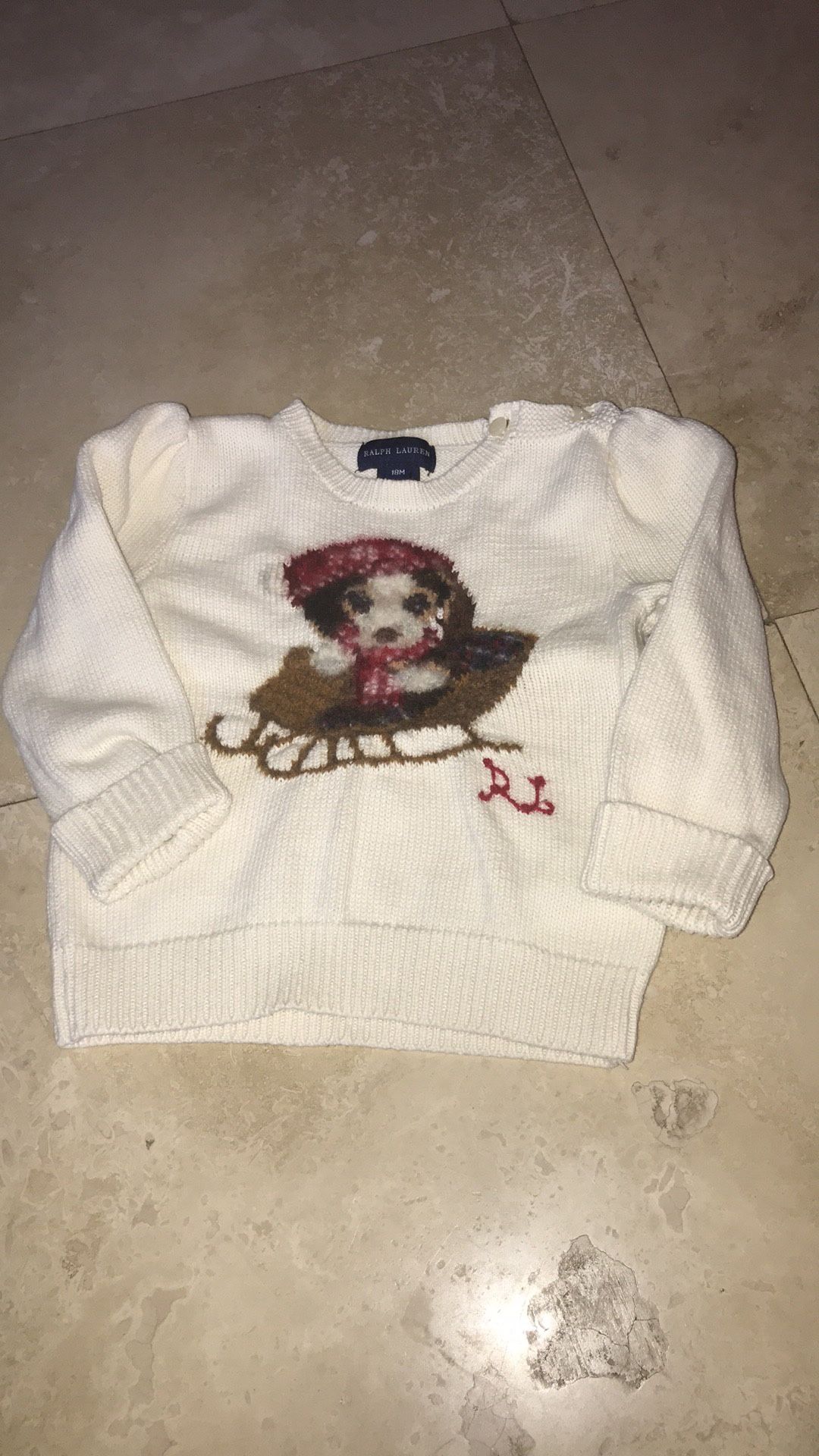 Ralph Lauren baby sweater size 18 month excellent condition