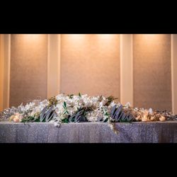 Swarovski Crystal "MR & MRS" Signs 