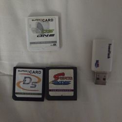 Nintendo DS Super Card Lot + MicroSD Adapter