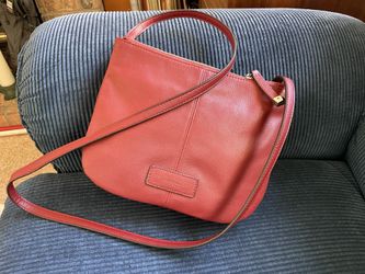 Tignanello Leather Handbag—Red