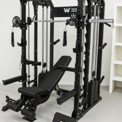 BRAND NEW SQUAT RACK SMITH MACHINE IN BOX WITH WEIGHTS - FREE DELIVERY 