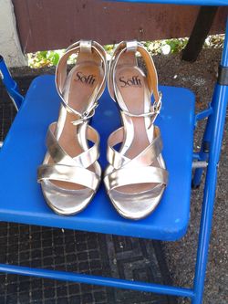 Gold sandals