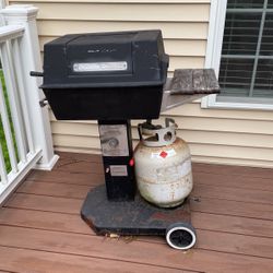 Grill With Some Propane Left In The Tank 