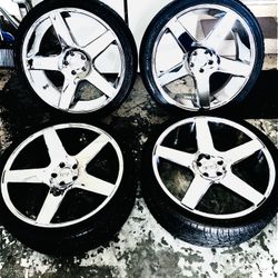 22 Inch VCT Rims And Tires
