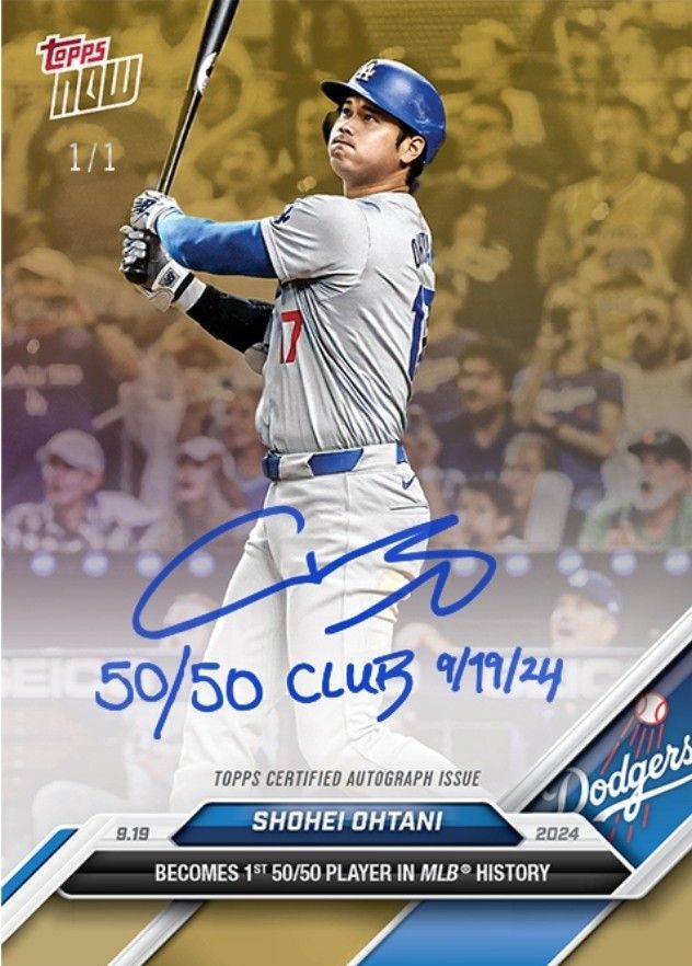 Shohei Ohtani 50/50 - 2024 MLB TOPPS NOW Card 722