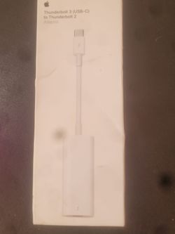 Thunderbolt 3 (u s b -c )the thunderbolt 2 adapter