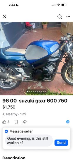 1996 to 1999 Suzuki GSXR parts SRAD