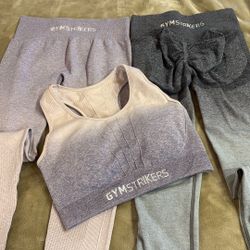 Gym strikers Work Out Top And 2 Pairs Of Pants Size Large  $50 OBO 