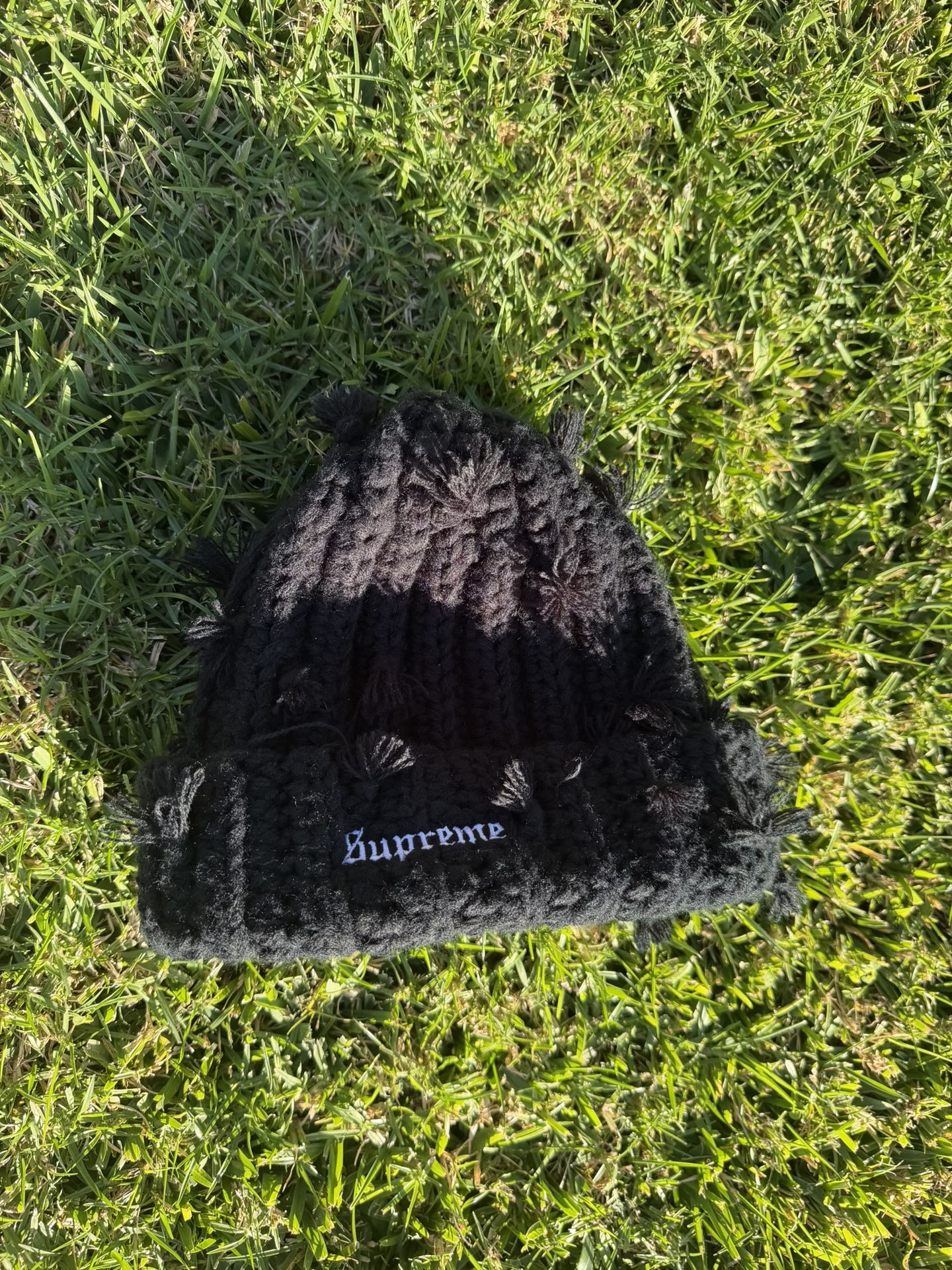 Supreme Beanie Hand Tied
