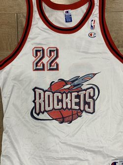 Champion Retro Rockets Clyde Drexler Jersey Size 48