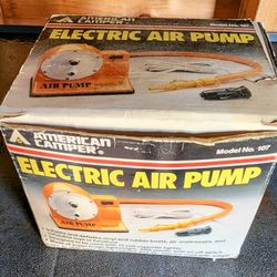 Vintage American Camper Electric Air Pump Model #107