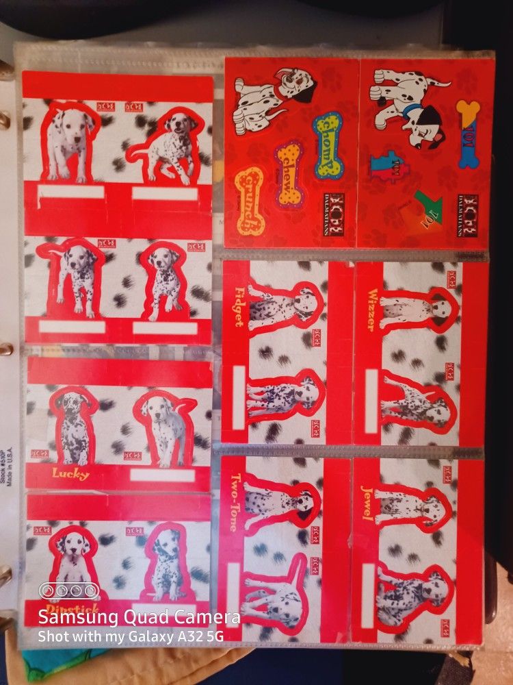 Disney 101 Dalmatians Trading Card Lot