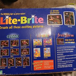 1999 Vintage Lite Bright Portable Kids Toy Ages 4 And Up