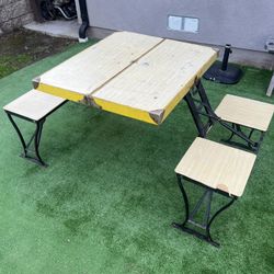 Vintage Camping Table 