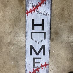 Baseball Welcome Sign