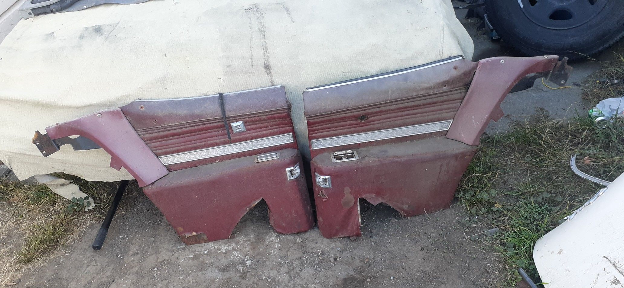 1971-75 Impala/Caprice convertible rear panels convertible only