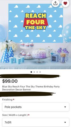 Toy Story Backdrop/Banner