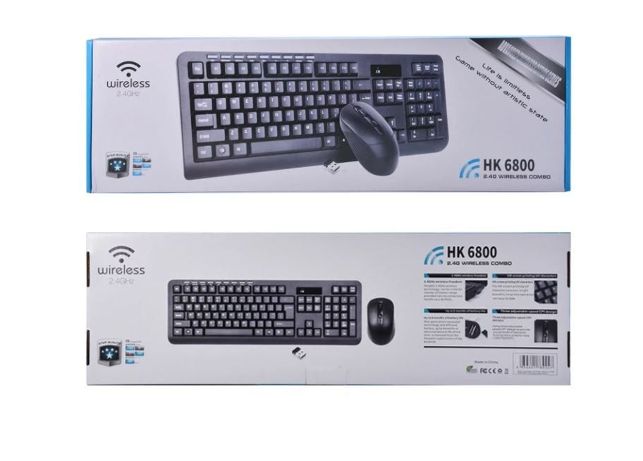 WIRELESS KEYBOARD AND MOUSE SET COMBO 2.4G