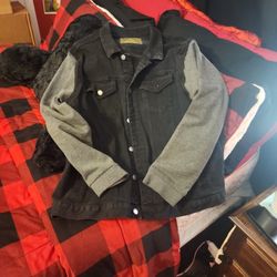 Mens JEAN Jacket-Large