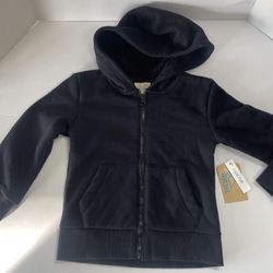Hoodie Jacket Zip Up Sherpa Lined NEW WITH TAGS 