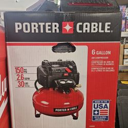 Porter-Cable
6 Gal. 150 PSI Portable Electric Pancake Air Compressor