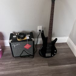 4 String Bass w/ Amplifier