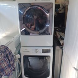 Maytag Stackable Washer And Kenmore Gas Dryer 