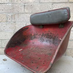 Tractor Seat Vintage With Mount 