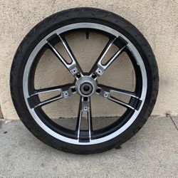 Harley Front Rim And Tire