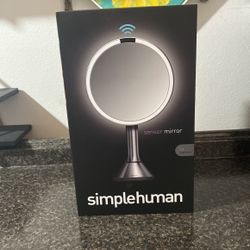 Simple Human Sensor Mirror - Silver