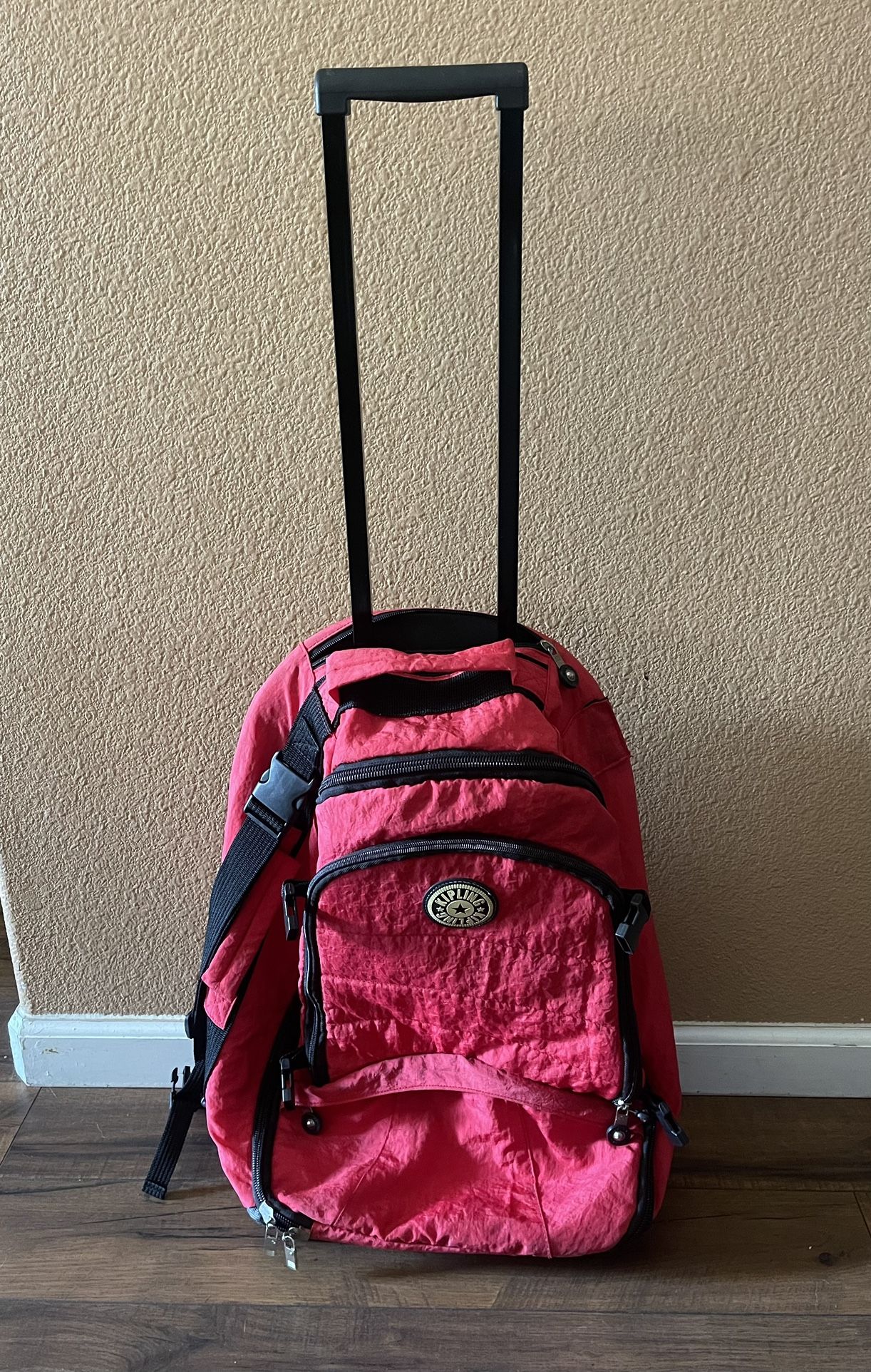 Kipling Rolling Suitcase / Converts To Backpack