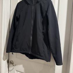 Columbia Men's Black Hooded Performance Jacket size large