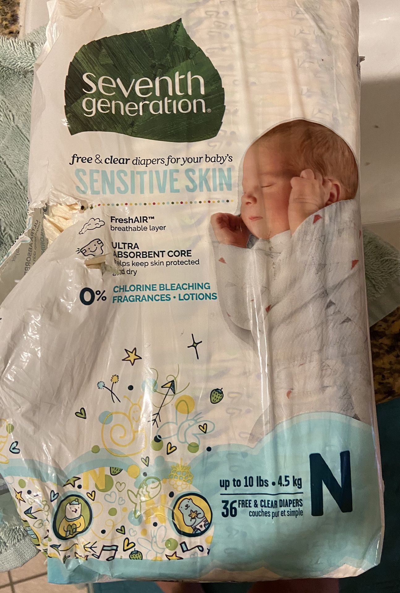 Free Newborn Diapers - Seventh Generation 