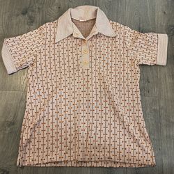 Vintage Lady Jane Colby Women's Button Down Orange/Rust Color Size Unknown 
