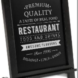 TABLETOP CHALKBOARD - Black - 3 Available 