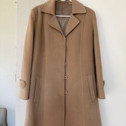 Camel Color Coat… Size 12R/ Med