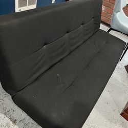 Black Fabric Sofa Bed 