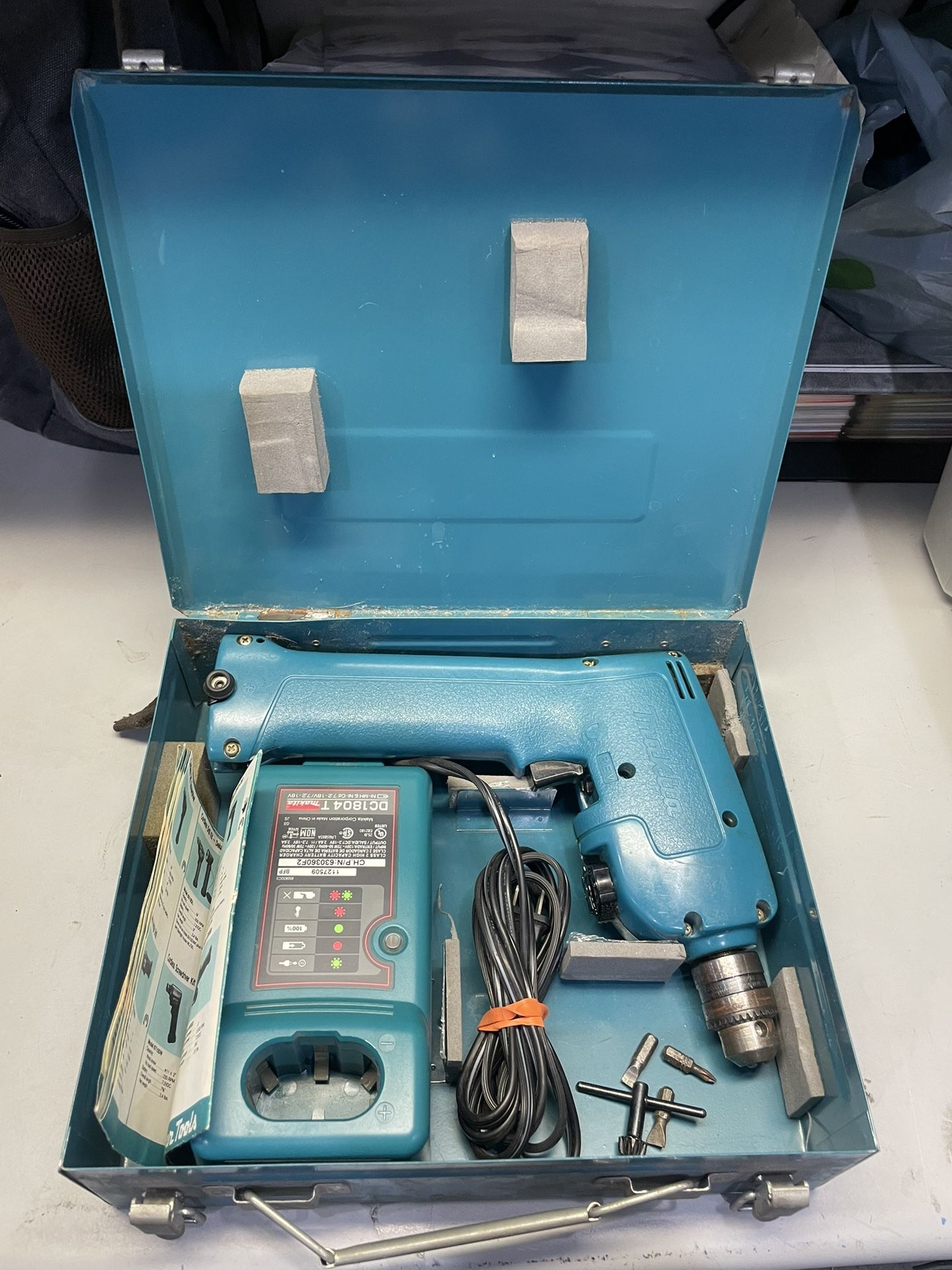 Makita Cordless Drill Model 6012HD DC9.6V 1100/400RPM Tested With Battery
