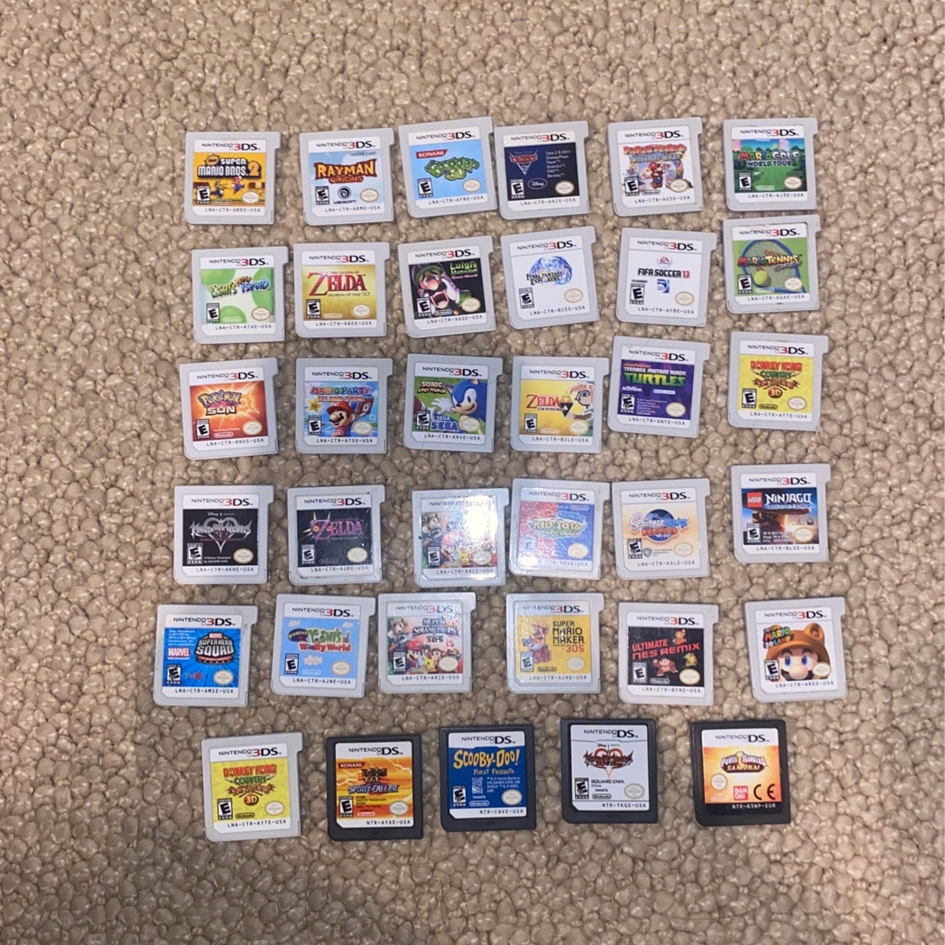 35 3DS/DS Games Bundle + Mario Party