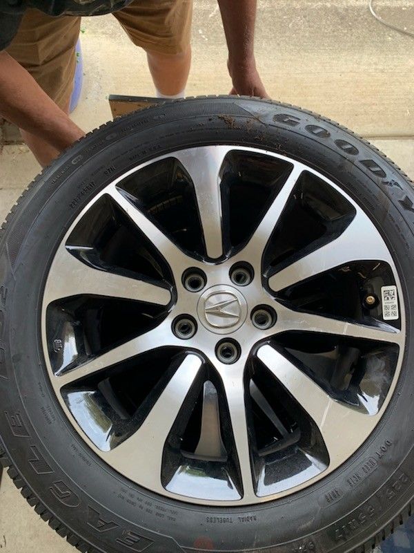 2018 TLX OEM rims & tires $600