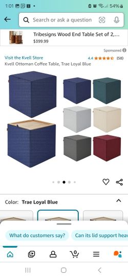 Ottoman storage room organizer