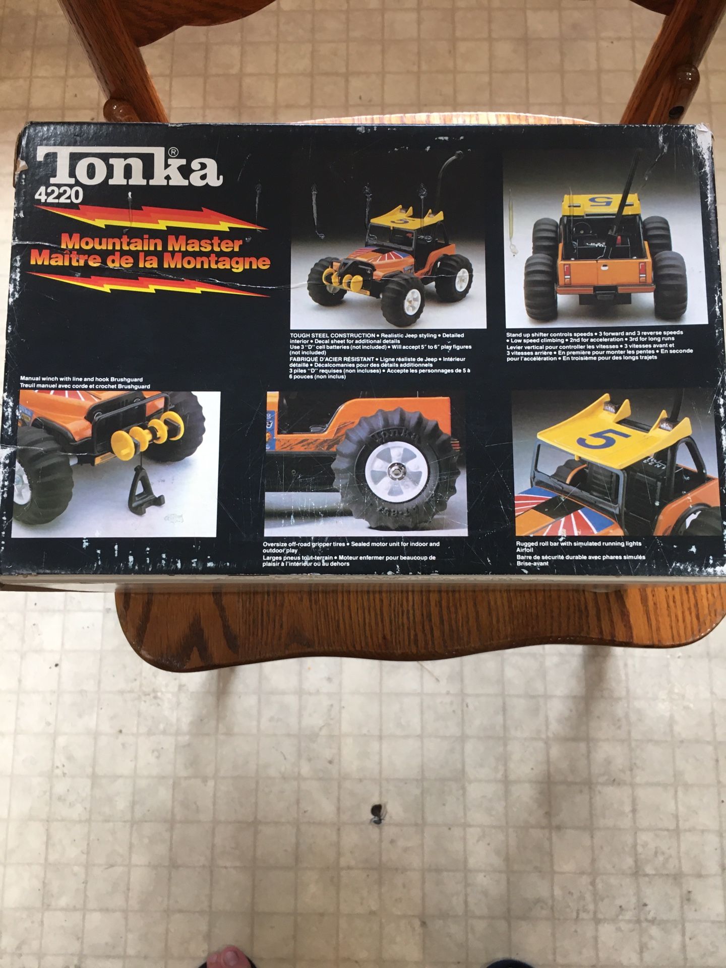 1982 Tonka Mountain Master Power Shift Jeep Still In Box! for Sale
