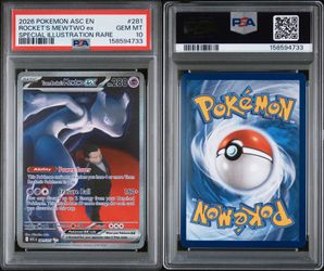 Team Rocket’s Mewtwo EX - Ascended Heroes - Pokemon TCG - SIR - PSA 10 - 2nd Copy Graded