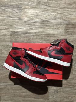 Brand New! Air Jordan 1 85 Varsity Red Reverse Bred