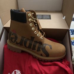 SUPREME CONSTRUCTION TIMBERLAND BOOTS