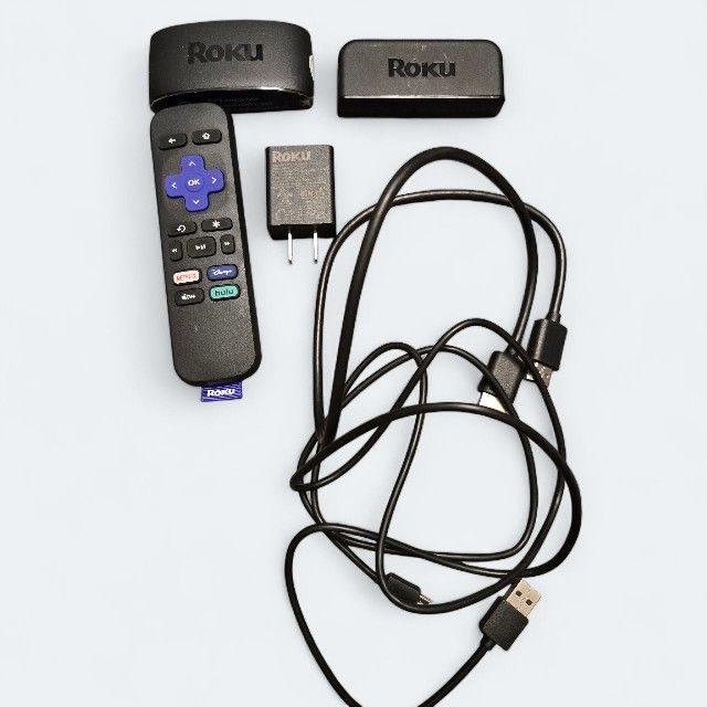 Roku 3900X Express HD Streaming Media Player With Remote All Wires Included