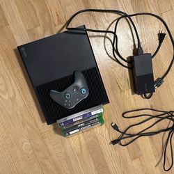 Xbox One 500gb Games + Controller + Wire